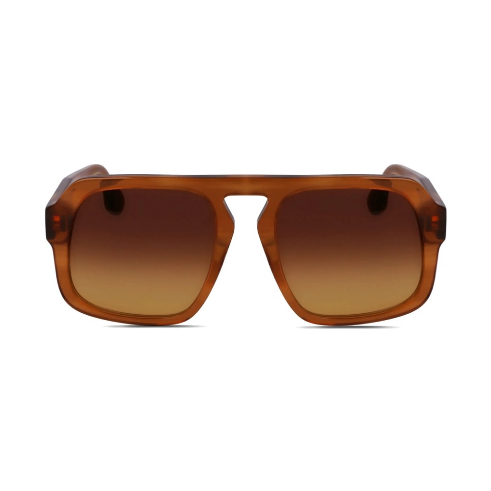 Victoria Beckham VB674S sunglasses in brown horn